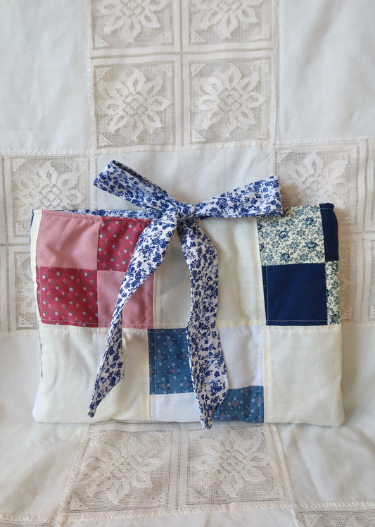 Blue Patchwork Bible Sleeve