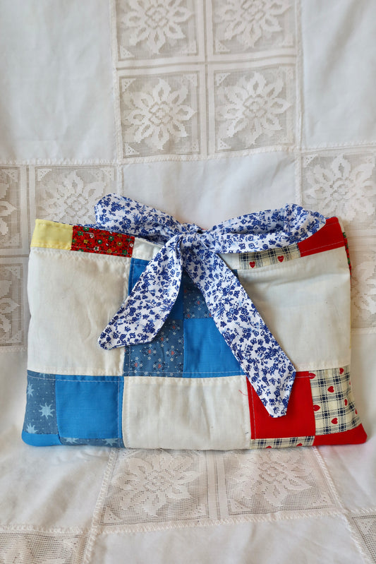 Yellow Patchwork Bible Sleeve