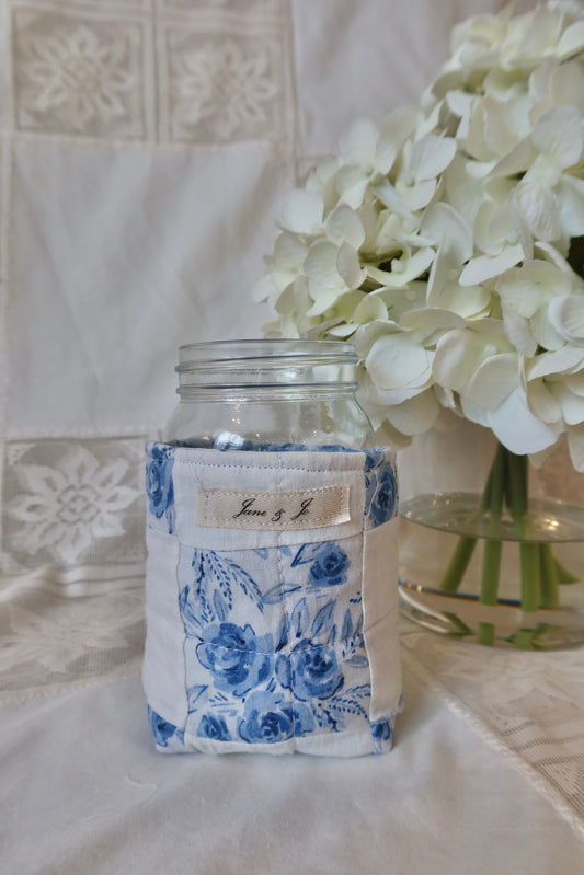 Quilty Jar Coozie