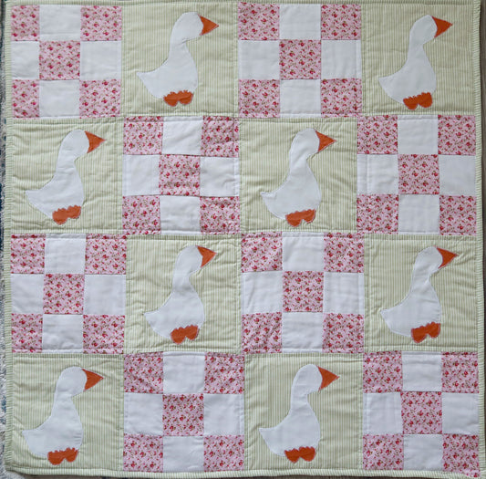 Made to Order Silly Goose Baby Quilt
