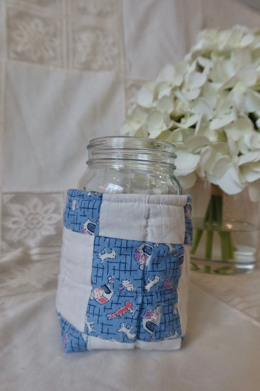 Quilty Jar Coozie