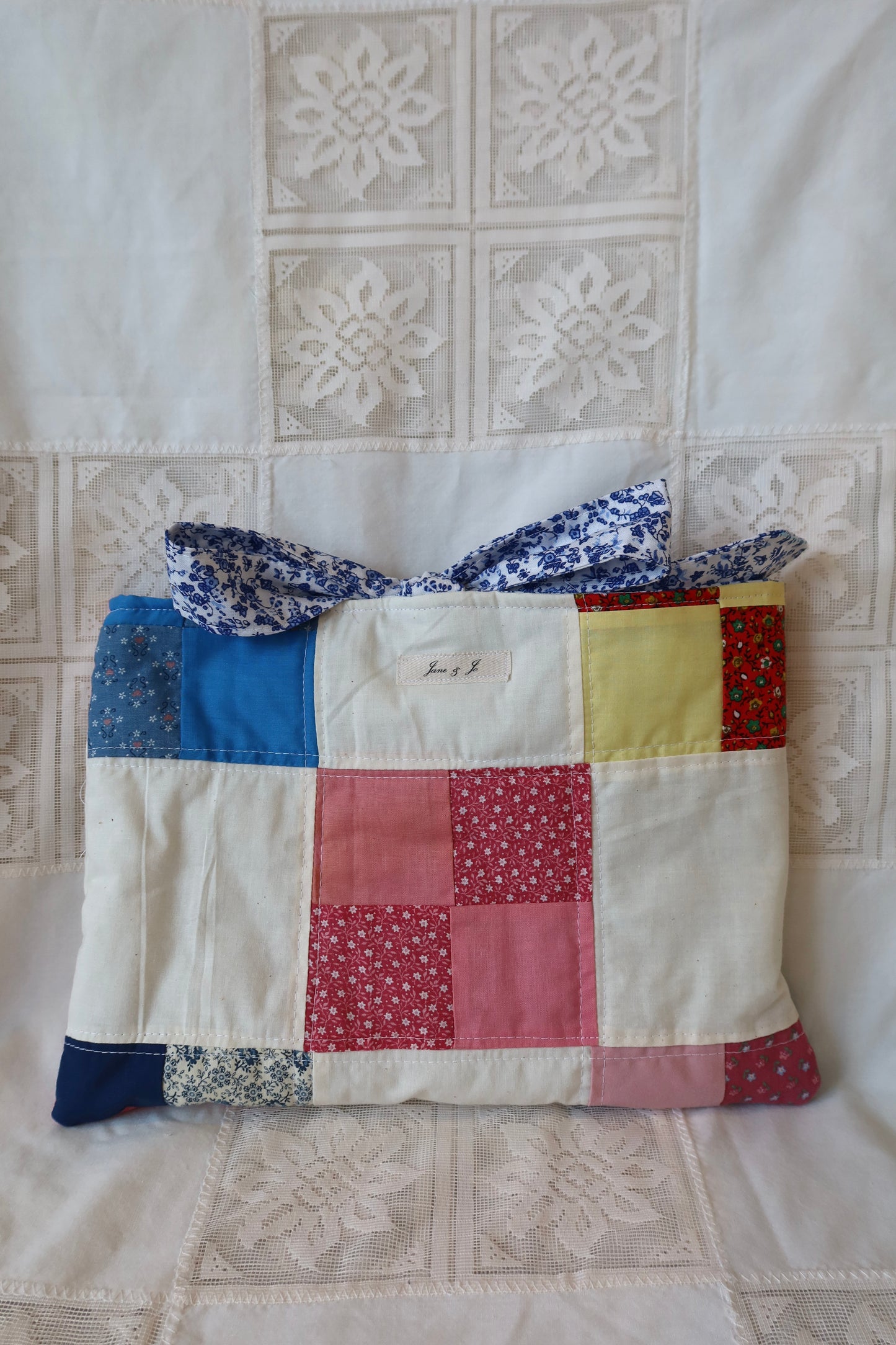 Pink Patchwork Bible Sleeve