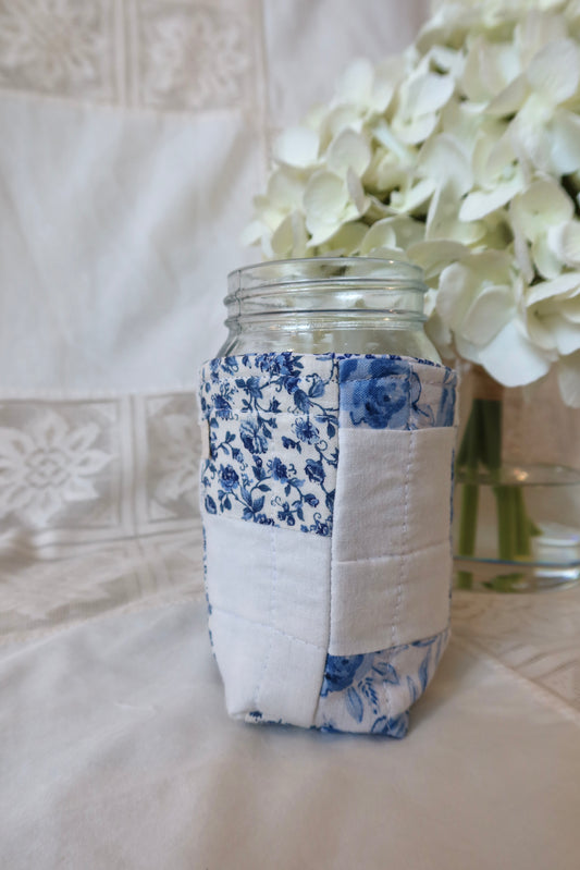 Quilty Jar Coozie