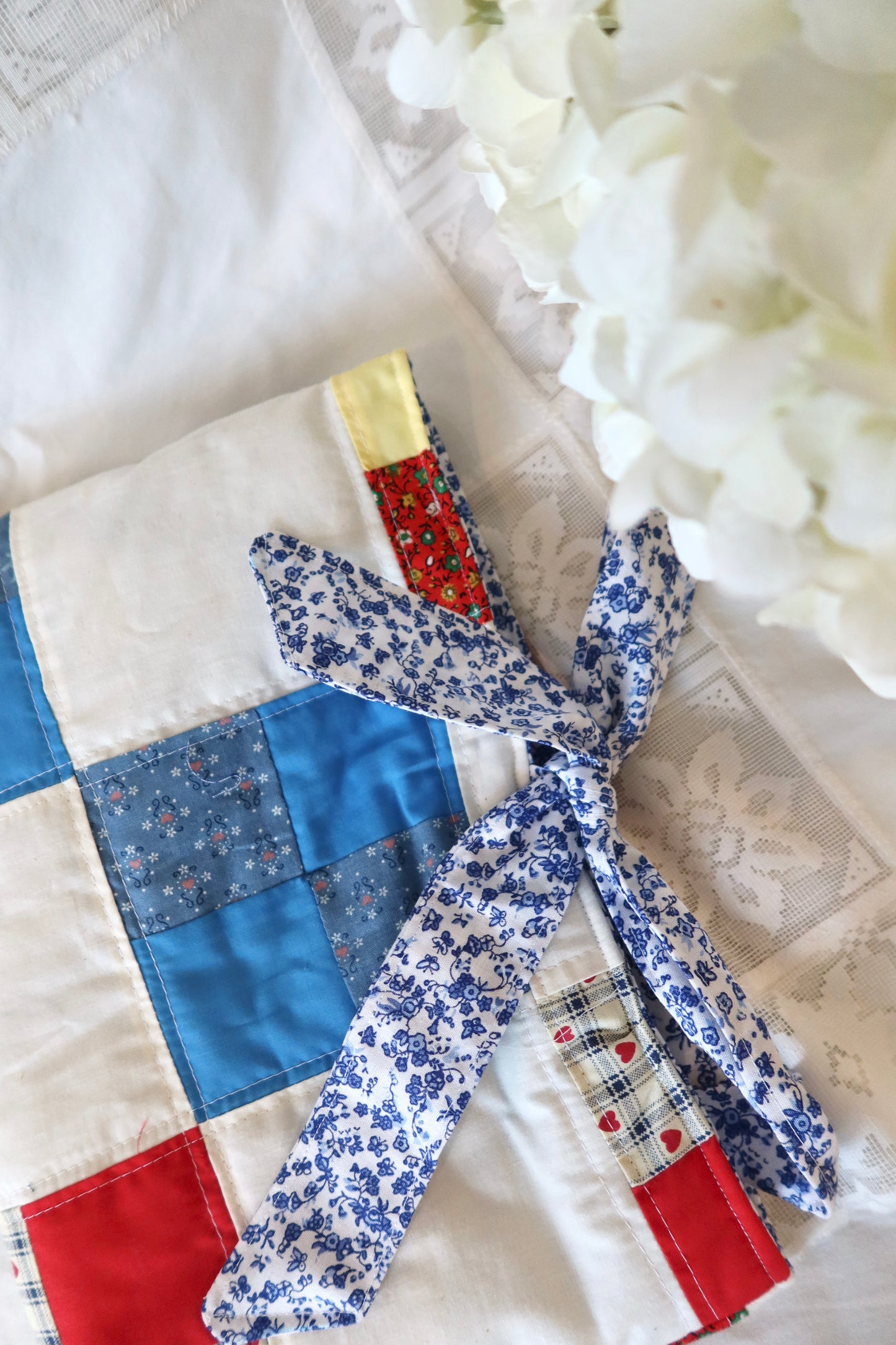 Yellow Patchwork Bible Sleeve