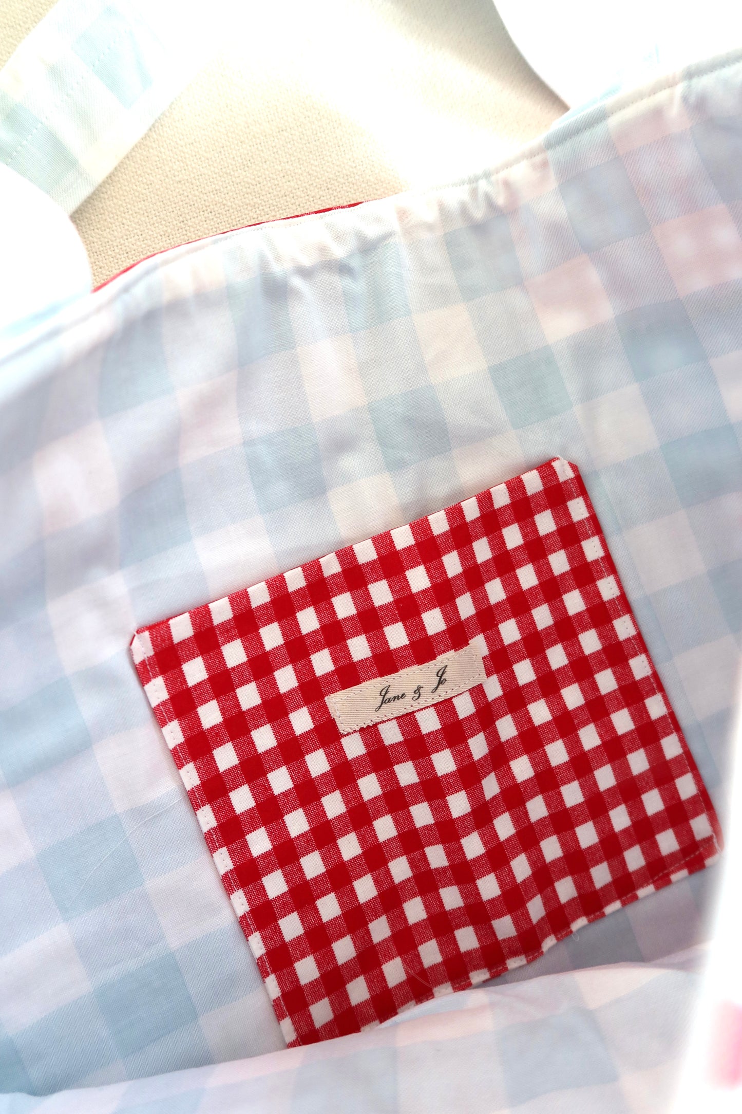 RWB Ruffle Tote Bag