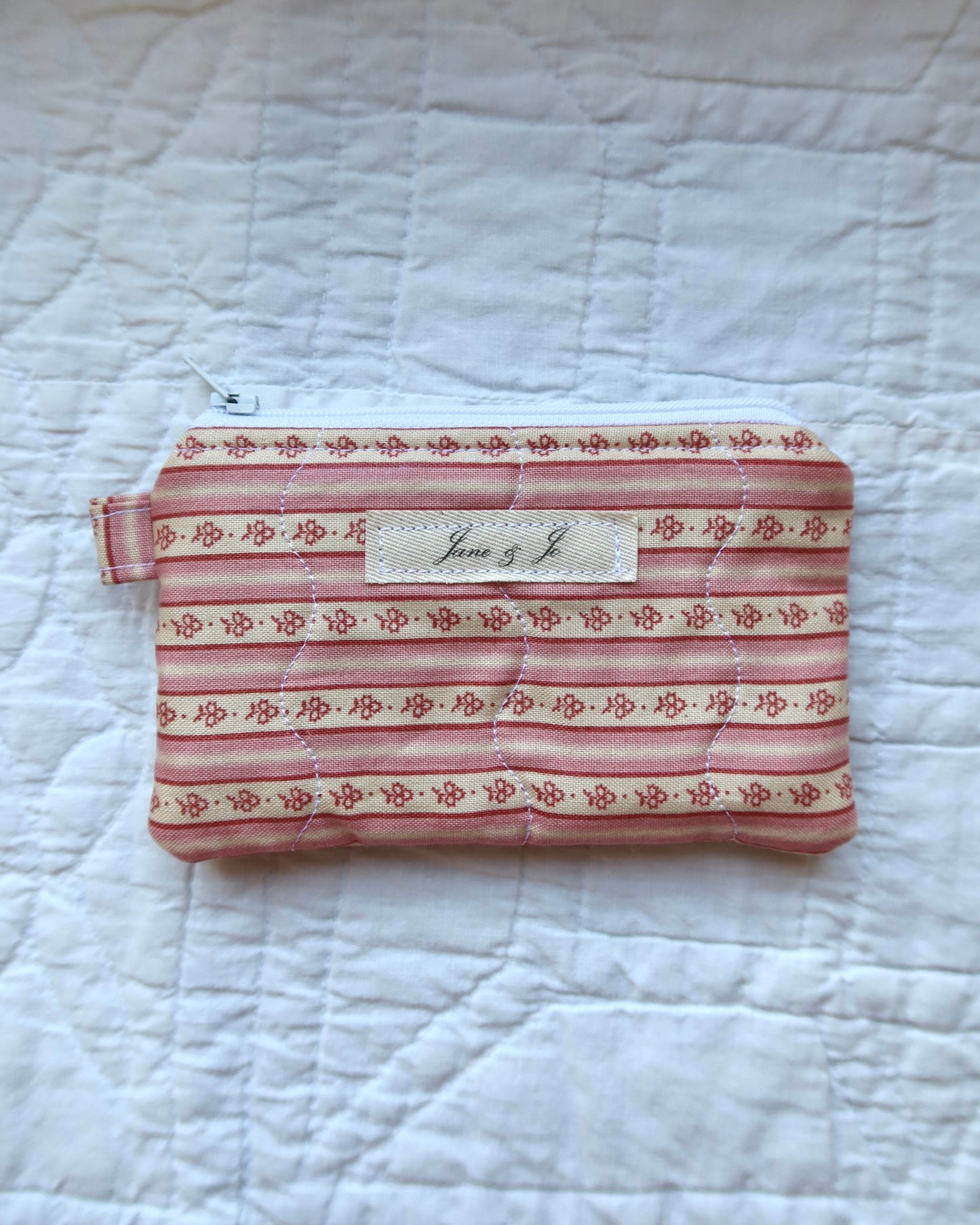 Vintage Pink Keychain Wallet
