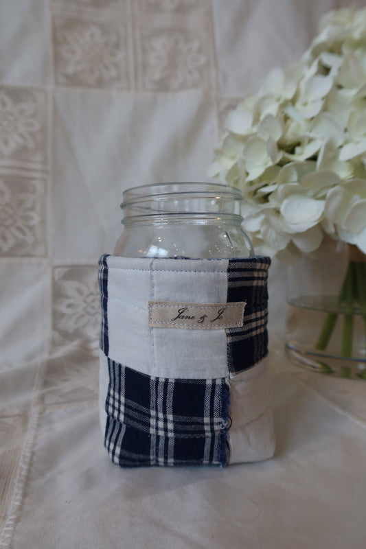 Quilty Jar Coozie